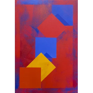 Per Arnoldi. Uden titel, 1991. 90x60cm