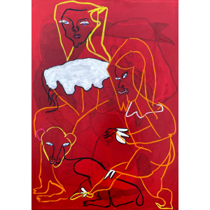 Bentemarie Kjeldbæk. Uden titel, 2004. 116x80cm