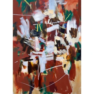 Lars Ahlstrand. Uden titel, 2020. 145x105cm