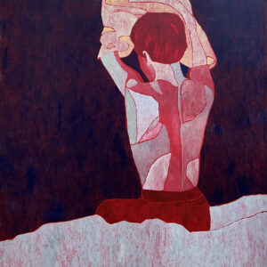 Lenette Ea Lyngfeldt Vacher. From Behind, 2023. 120x100cm