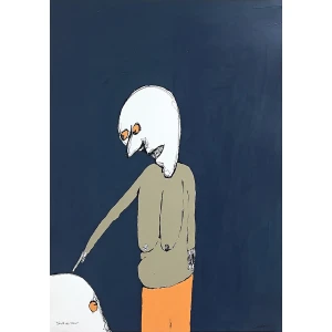 Casper Verdier. Skyld og skam, 2024. 60x42cm