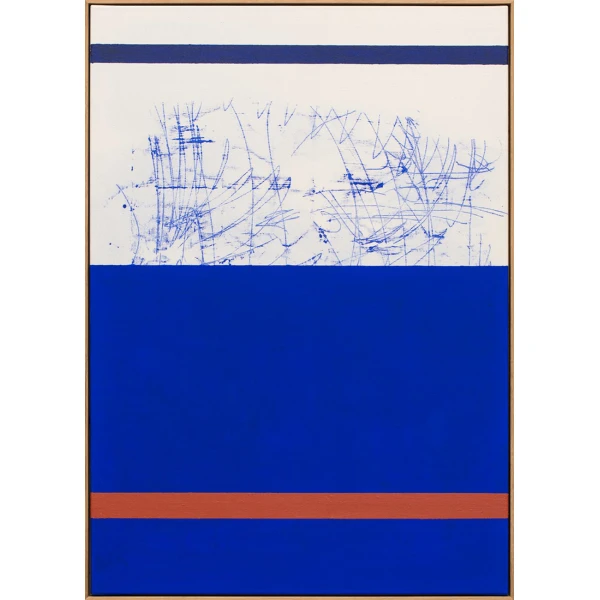 Søren Sejr. Composition Blue/Red Line, 2019. - Image 2