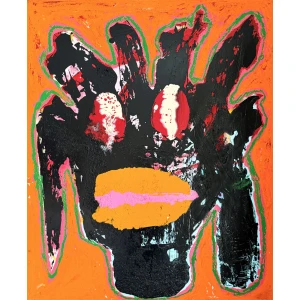 Jack Kabangu. Melting Face, 2023.
