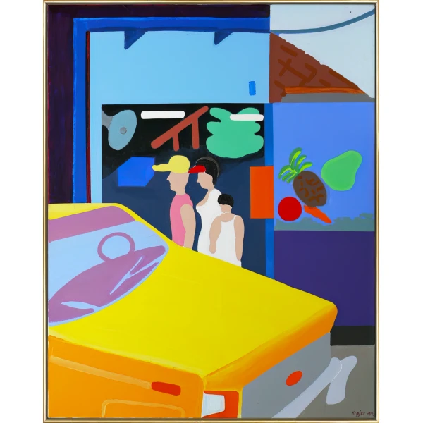 Tom Krøjer. Yellow Car, 1994. - Billede 2