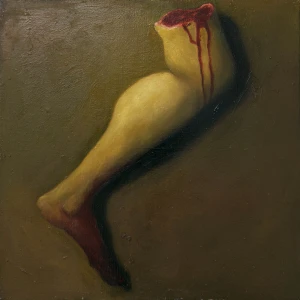 Michael Kvium. Souvenir (venstre ben), 1987.