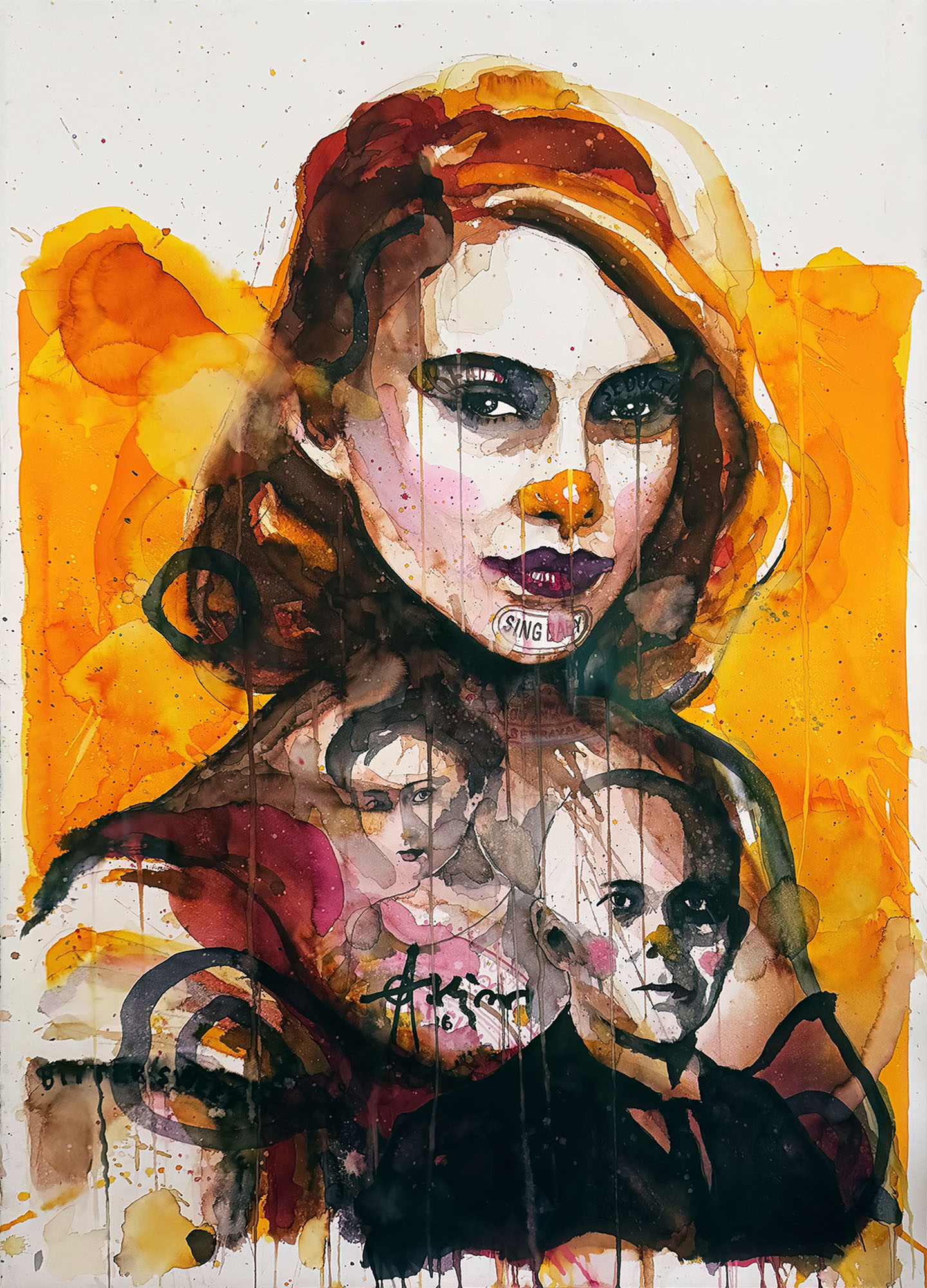 Ole Aakj r Akvarel Maleri GALLERI FUSION ole-aakj-r-akvarel-maleri-galleri-fusion