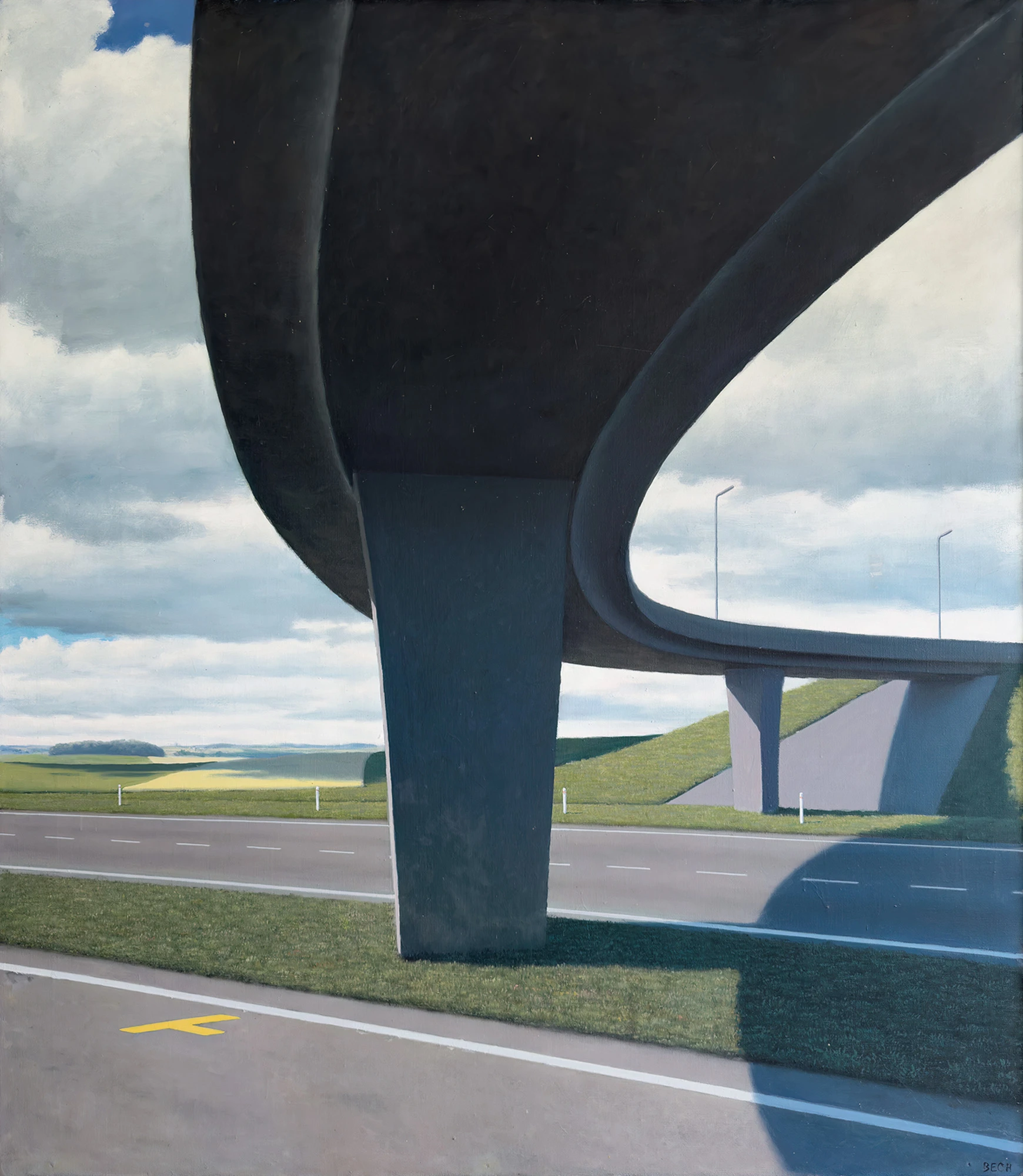 Poul Anker Bech. Motorvejen, 1977.