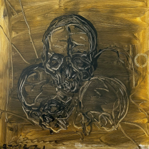 Christian Lemmerz. Pyramid of Skulls, 2021.