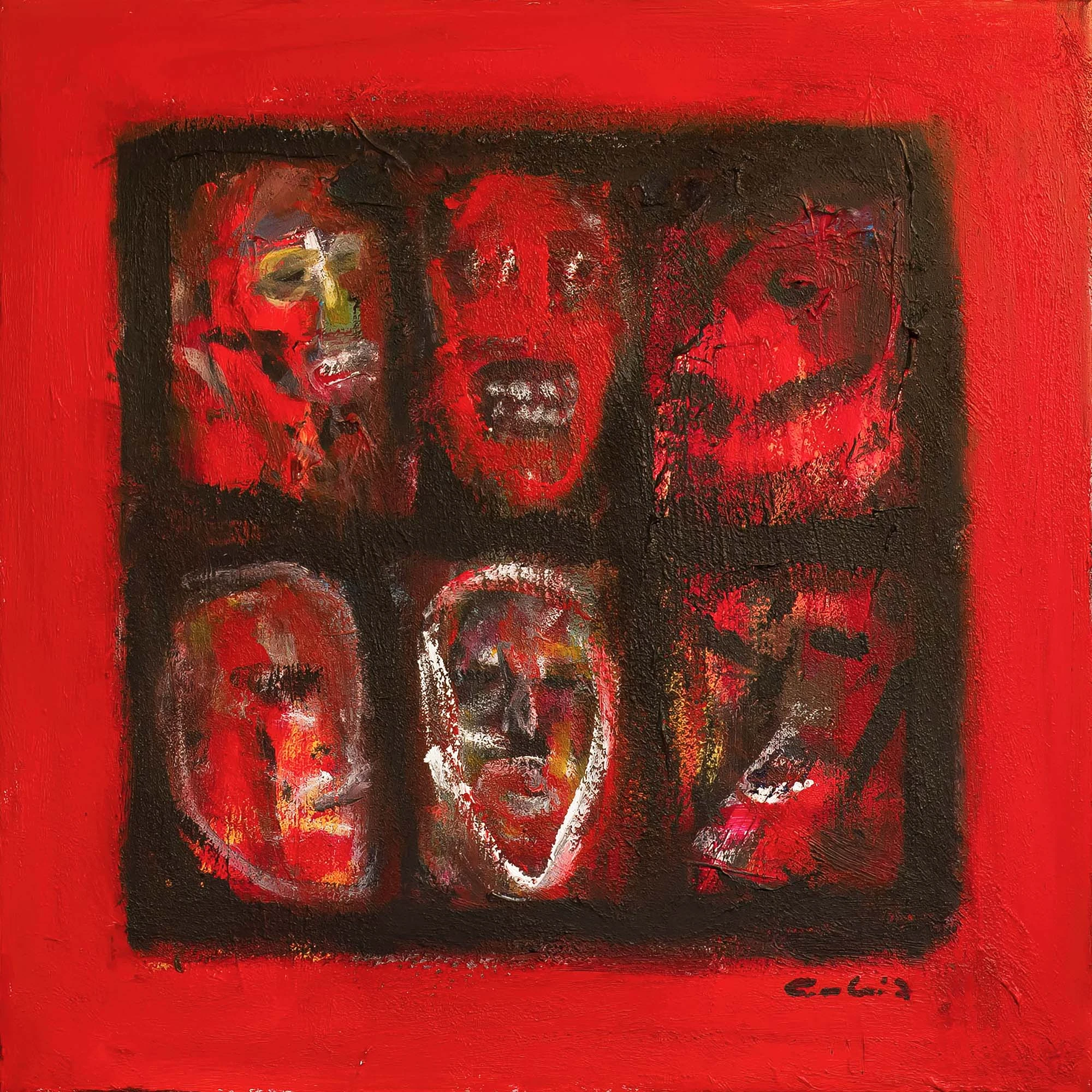 Gunleif Grube. Rødt rum, 1992.