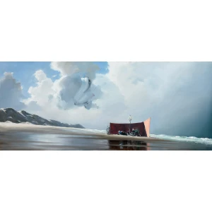 Poul Anker Bech. Forpost på stranden, 1992.